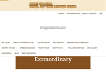 Tablet Screenshot of oregonburls.com